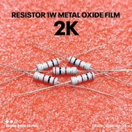 (PER 5 PIECES) RESISTOR 1W 1WATT 2K 2K KILO CF 5% ROHS