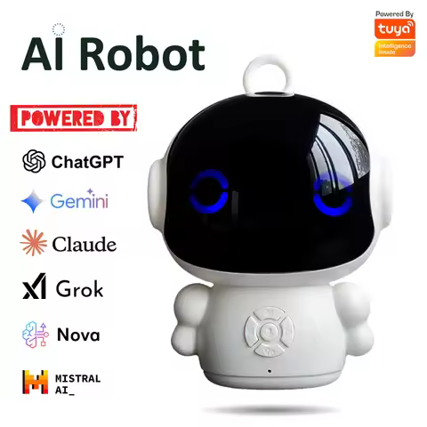 Tuya Smart Life AI Voice Recognition Robot Early Education Toys for Kids Speech Interactive Telling 