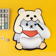 Miếng Lót Chuột Có Đệm 3D Chống Đau Cổ Tay Mouse Pad Star Molly Câu Cá/ Gấu Trúc Đội Nón Heo/ Chó Độ