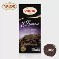 Valor 82%純黑巧克力片 100g