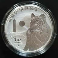 Silver MEDAL KOMSCO KOREAN TIGER 1OZ 31.1gr