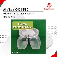 Aluminium Tray OX 8550 / AluTray OX8550 / Tray Aluminium Oval OX8550 /