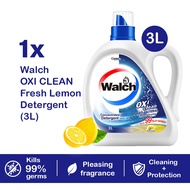 Walch Oxi Laundry Liquid Detergent Fresh Lemon 3L Antibacterial