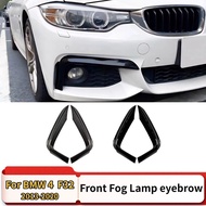 For Bmw 4 Series F32 F33 F36 2013-2020 Front Bumper Lip Fog Lamp eyebrow Grille Lip Splitter Spoiler