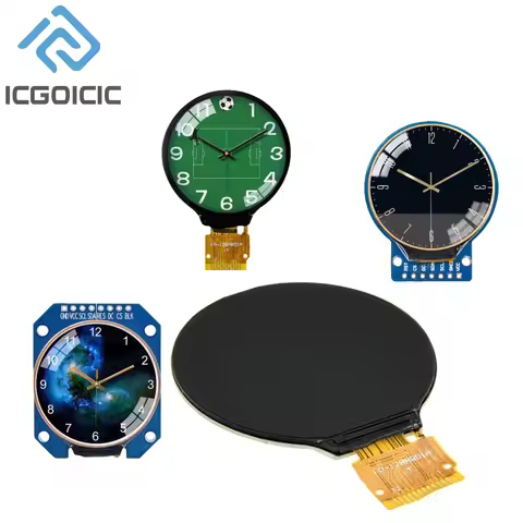 TFT Display 1.28 Inch TFT LCD Display Module Round RGB 240*240 GC9A01 Driver 4 Wire SPI Interface 24