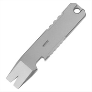 Titanium Alloy EDC Pry Bar Multi Tool Mini Crowbar Multifunctional Portable EDC Tool Bottle Opener O
