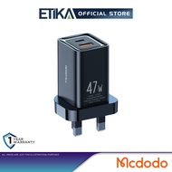 Mcdodo CH-859 47W GaN Type-C + USB Charger (UK plug)