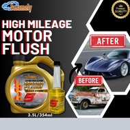 Saramoly High Mileage Motor Flush - (3.5L/354ml) Engine Flush/ Engine Oil Flush/ Flush Enjin/ 旧车发动机冲洗/  发动机冲洗液