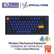 AKKO HORIZON 5075B PLUS SP WIRELESS MACHANICAL KEYBOARD - CREAM YELLO PRO / CREAM YELLOW BLUE