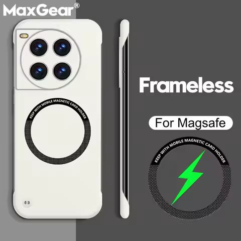 Magnetic Frameless Matte Case For Oneplus 12 11 10 9 Pro ACE 3 2 Pro 3V 2V 1+12 For Magsafe Ultra Th