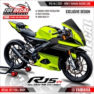 Latest Yamaha Full Body Decal R15 V4 Motif YAMAHA RACING LINE R15 M Livery/