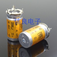 Germany roe gold 2200uf 25V febrile electrolytic capacitor