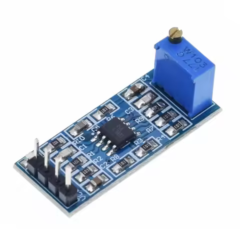 LM358 100 times gain signal amplifier module operational amplifier module