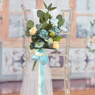 Wedding Celebration Props Artificial Flowers Outdoor Wedding Church Car Decoration Soft Decoration H