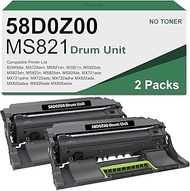 Remanufactured 58D0Z00 MS821 Imaging Drum Unit- MNRS Replacement for Lexmark 58D0Z00 MS821 Black Ima