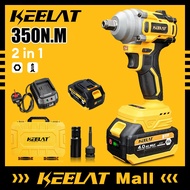KEELAT 350Nm Brushless Impact Wrench Cordless Impact Wrench Driver Electric Wrench Impact Cordless W