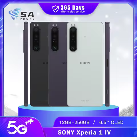 Original Sony Xperia 1 IV SO-51C 5G Mobile Phone 12GB+256GB NFC 120Hz OLED 6.5" HDR Snapdragon8Gen1 