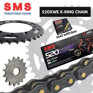 KAWASAKI VERSYS / VERSYS650 SMS Sprocket 520 ( 1SET ) WITH 520 XWE X-RING ER6 / R25 SPROCKET YB10L Y