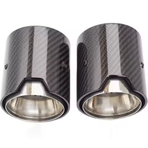 Genuine Glossy Carbon Fiber Exhaust tip Auspuffspitze for BMW M2 M3 M4 M135i M235i M140i M240i M335i