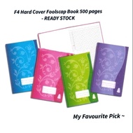 F4 Hard Cover Foolscap Book 500 pages -