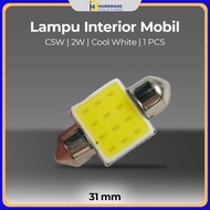 Car Interior Light LED Plate Dome Light C5W 2W Cool White 1 PCS - BA9S