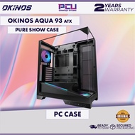 OKINOS AQUA 93 ATX CASING WITH 2 ARGB FANS - BLACK