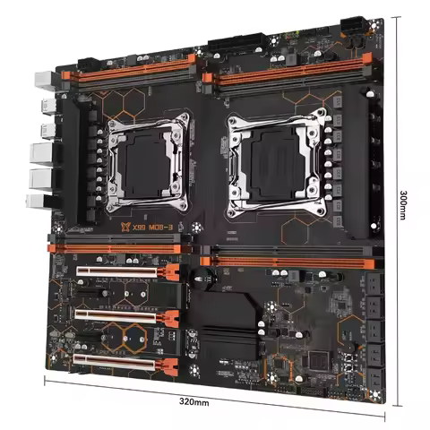 MACHINIST X99 Dual CPU Motherboard LGA2011-3 Support Intel Xeon E5 2629 2649 2666 2673 2678 V3 2696 
