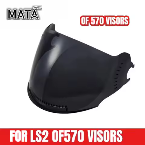 HOT Helmet Visor for LS2 VERSO OF570 Visor Retro Motorcycle Half Helmet Lens RIDE SAFE RIDE WITH Vis