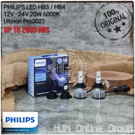 PHILIPS ULTINON Pro3021 LED HB3 LIGHT BULB HB4 20W 6000K/