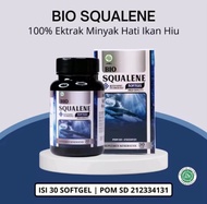 BIO SQUALENE SOFTGEL MINYAK HATI IKAN HIU BERKHASIAT TINGGI OMEGA 3 6 9 BPOM HALAL MUI - MINYAK IKAN UNTUK ANAK MINYAK IKAN UNTUK DEWASA