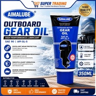 AIMALUBE Outboard Gear Oil SAE90 API GL-5 350ML Marine Engine Gear Oil for Boat Outboard Motor