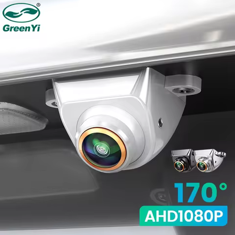 GreenYi AHD 1080P Car Rear View Camera 170Β° Fisheye Golden Lens Full HD Night Vision Vehicle Reversi