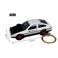 Gantung Kunci 3D Keychain Diecast Mobil Truk Truck Pick Up AE86 Souvenir Gift Hadiah Kado