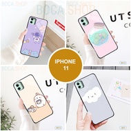 Boca Cartoon 3D printed Iphone11 glass case