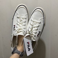 韓國Fila白穆勒鞋懶人鞋25cm