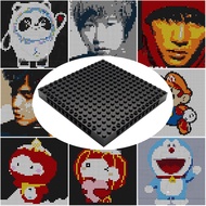 AQUARYTA Building Block Freely Combined Baseplate 16x16 Compatible 65803 48x48 Baseboard Border Pixe