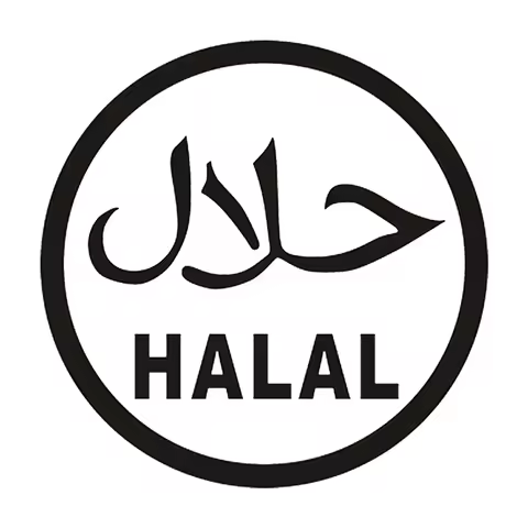 S62581# Halal Religion Text Car Sticker Waterproof Auto Decors for Bumper Rear Window