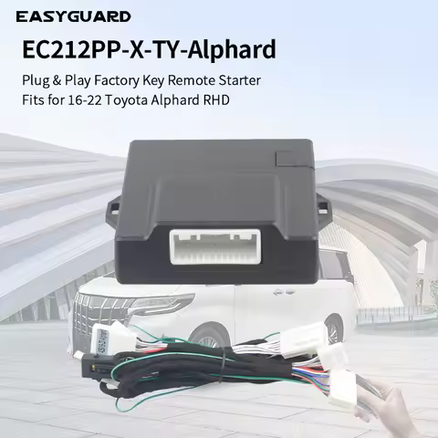 EASYGUARD Plug & Play Factory Key Remote Starter Fit For 16-22 Toyota Alphard RHD with Push To Start
