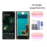 Original OLED Pixel 6 Pro Screen With fingerprints For Google Pixel 6 Pro GLUOG, G8VOU Display Scree