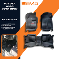Toyota Wigo car mat 2012-2022 5D Diamond Deep Dish Toyota Car Accessories Toyota Wigo Car Accessorie