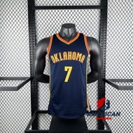 Men's 2024-25 Oklahoma City Thunder Chet Holmgren Navy Blue Basketball Jersey
