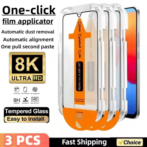 3PCS Dust Free Installation HD For Samsung S25 S24 Ultra S23 S22 S21 Plus Ultra A16 A36 A55 A56 Scre