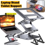 BGF Portable Laptop Stand Adjustable Notebook Stand Aluminum Laptop Holder Foldable Cooling Support Laptop Bracket Tablet Bracket