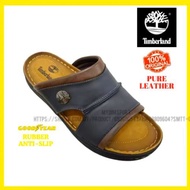 Timberland Clarks Sandal Pure Leather Tapak Jahit, Ship in 24 hour