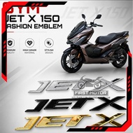 EMBLEM FASHION SYM JETX150 JET X 150  EMBLEM FASHION ACCESSORIES ACCESSORY MODIFIED MODIFY