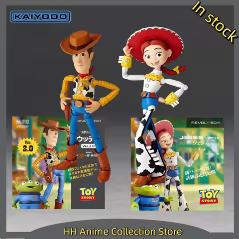 In Stock Kaiyodo Revoltech Toys Woody, Bo Peep, Jessie Movable Figures, Brand New Authentic, Collect
