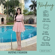 Luxury lady's dress Huong fashion
