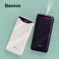 Baseus Slim 10000mAh Power Bank Dual USB Powerbank with Flashlight  for iPhone 11 Pro Samsung Mini P