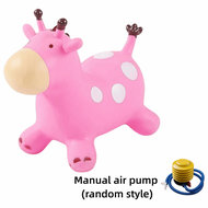 JURHOMIE Rubber Giraffe Bouncy Horse Thickened Inflatable Animals Jumping Toys Fun Anti-fall Ride-on