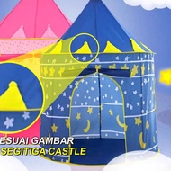 Trend.. An8109 Children's Castle Tent Portable Kids Castle Tent Polyester Material!!